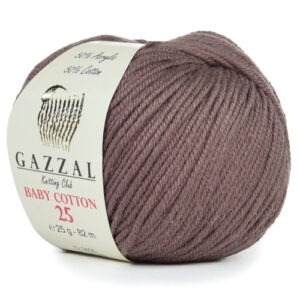 Купить пряжу GAZZAL Baby Cotton 25 цвет 3455 производства фабрики GAZZAL
