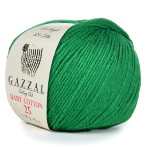 Купить пряжу GAZZAL Baby Cotton 25 цвет 3456 производства фабрики GAZZAL