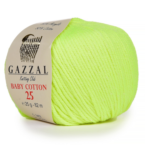 Купить пряжу GAZZAL Baby Cotton 25 цвет 3462 производства фабрики GAZZAL