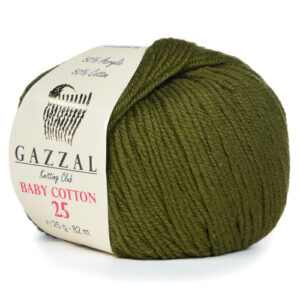 Купить пряжу GAZZAL Baby Cotton 25 цвет 3463 производства фабрики GAZZAL