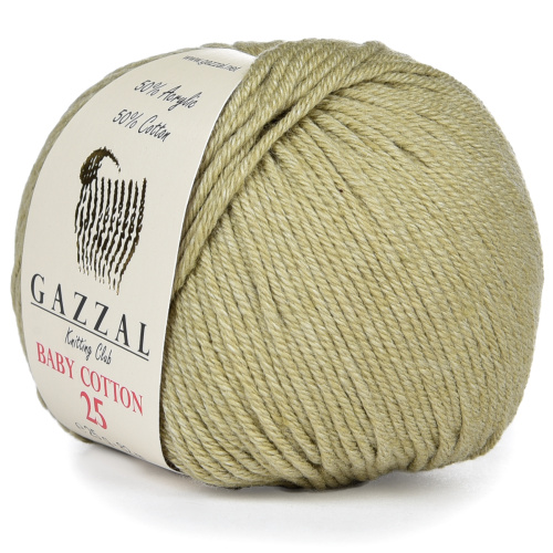 Купить пряжу GAZZAL Baby Cotton 25 цвет 3464 производства фабрики GAZZAL