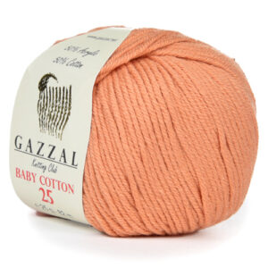 Купить пряжу GAZZAL Baby Cotton 25 цвет 3465 производства фабрики GAZZAL