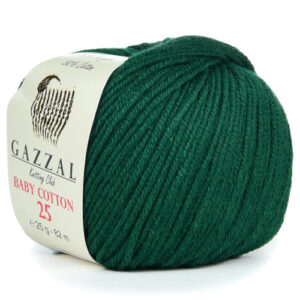 Купить пряжу GAZZAL Baby Cotton 25 цвет 3467 производства фабрики GAZZAL