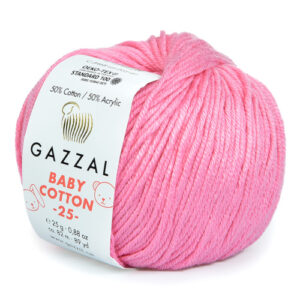 Купить пряжу GAZZAL Baby Cotton 25 цвет 3468 производства фабрики GAZZAL