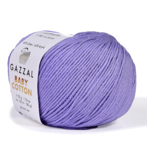 Купить пряжу GAZZAL Baby Cotton цвет 3420 производства фабрики GAZZAL