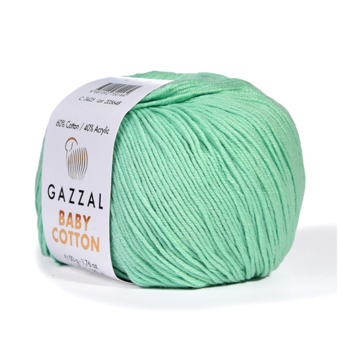 Купить пряжу GAZZAL Baby Cotton цвет 3425 производства фабрики GAZZAL