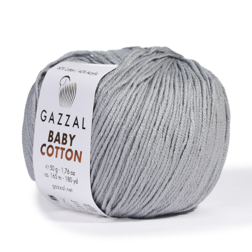 Купить пряжу GAZZAL Baby Cotton цвет 3430 производства фабрики GAZZAL