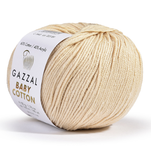 Купить пряжу GAZZAL Baby Cotton цвет 3445 производства фабрики GAZZAL