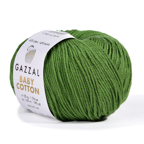 Купить пряжу GAZZAL Baby Cotton цвет 3449 производства фабрики GAZZAL