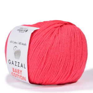 Купить пряжу GAZZAL Baby Cotton цвет 3458 производства фабрики GAZZAL