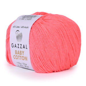 Купить пряжу GAZZAL Baby Cotton цвет 3460 производства фабрики GAZZAL