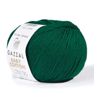 Купить пряжу GAZZAL Baby Cotton цвет 3467 производства фабрики GAZZAL