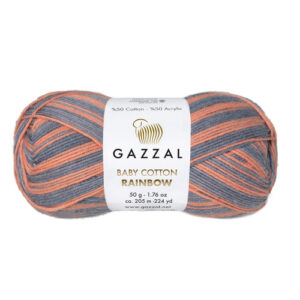 Купить пряжу GAZZAL Baby Cotton Rainbow цвет Baby Cotton Rainbow (486) производства фабрики GAZZAL