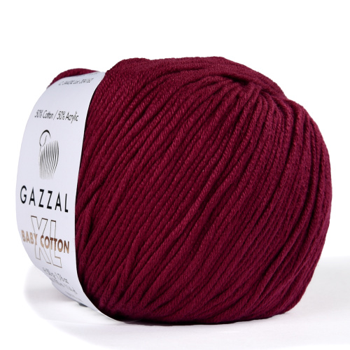 Купить пряжу GAZZAL Baby Cotton Xl цвет 3442 XL производства фабрики GAZZAL