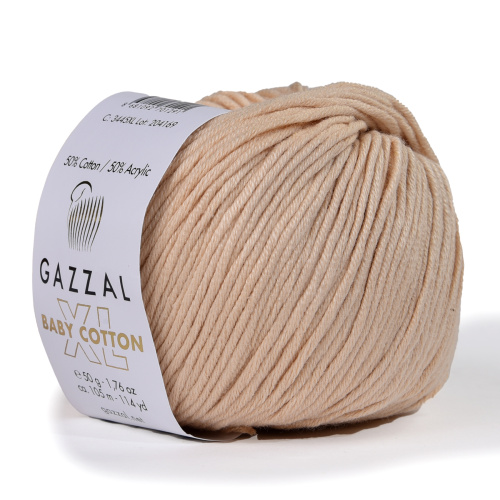 Купить пряжу GAZZAL Baby Cotton Xl цвет 3445 XL производства фабрики GAZZAL