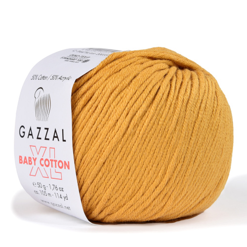 Купить пряжу GAZZAL Baby Cotton Xl цвет 3447 XL производства фабрики GAZZAL