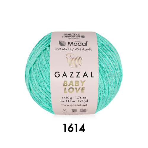 Купить пряжу GAZZAL Baby Love цвет 1614 производства фабрики GAZZAL