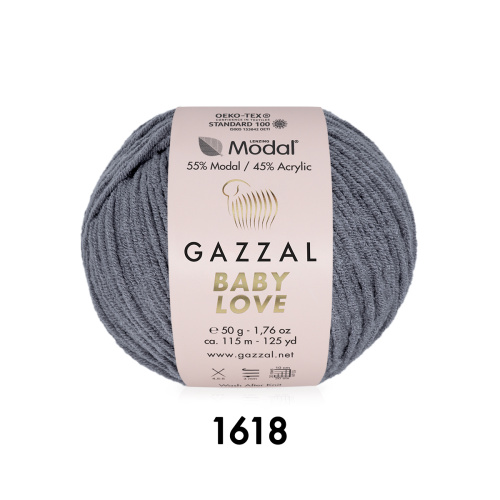 Купить пряжу GAZZAL Baby Love цвет 1618 производства фабрики GAZZAL