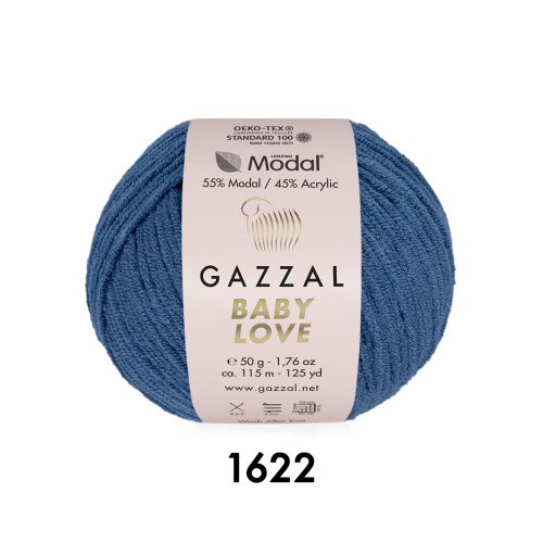 Купить пряжу GAZZAL Baby Love цвет 1622 производства фабрики GAZZAL
