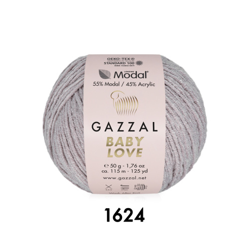 Купить пряжу GAZZAL Baby Love цвет 1624 производства фабрики GAZZAL