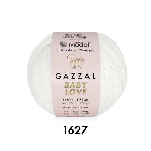 Купить пряжу GAZZAL Baby Love цвет 1627 производства фабрики GAZZAL