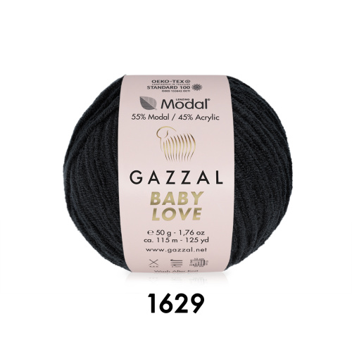Купить пряжу GAZZAL Baby Love цвет 1629 производства фабрики GAZZAL