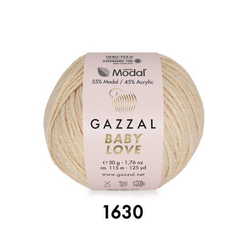 Купить пряжу GAZZAL Baby Love цвет 1630 производства фабрики GAZZAL