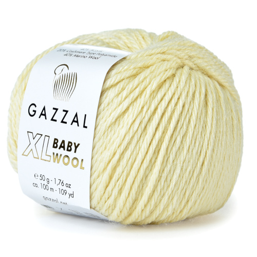 Купить пряжу GAZZAL Baby Wool Xl цвет 829 XL производства фабрики GAZZAL