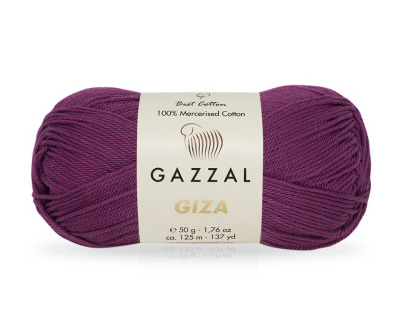 Купить пряжу GAZZAL Giza цвет 2467 производства фабрики GAZZAL