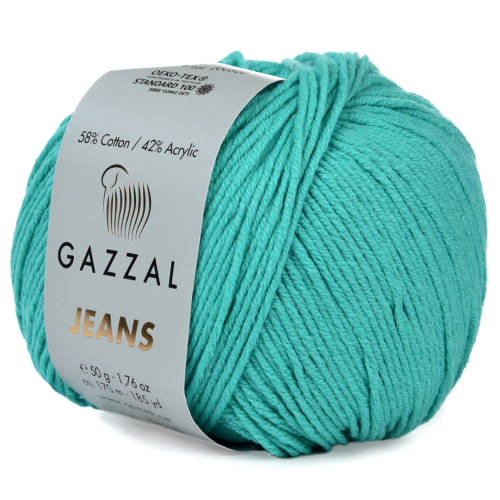 Купить пряжу GAZZAL Jeans цвет 1108 производства фабрики GAZZAL