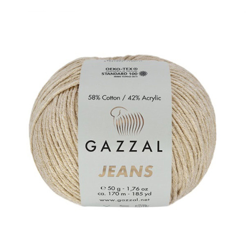 Купить пряжу GAZZAL Jeans цвет 1114 производства фабрики GAZZAL