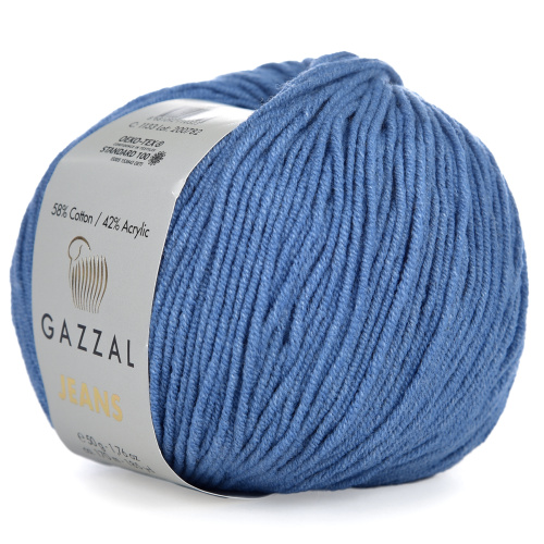 Купить пряжу GAZZAL Jeans цвет 1133 производства фабрики GAZZAL