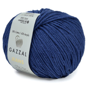 Купить пряжу GAZZAL Jeans цвет 1134 производства фабрики GAZZAL