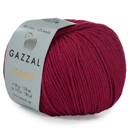 Купить пряжу GAZZAL Jeans цвет 1138 производства фабрики GAZZAL