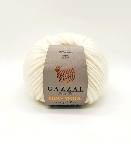 Купить пряжу GAZZAL Pure Wool-4 цвет 5242 производства фабрики GAZZAL