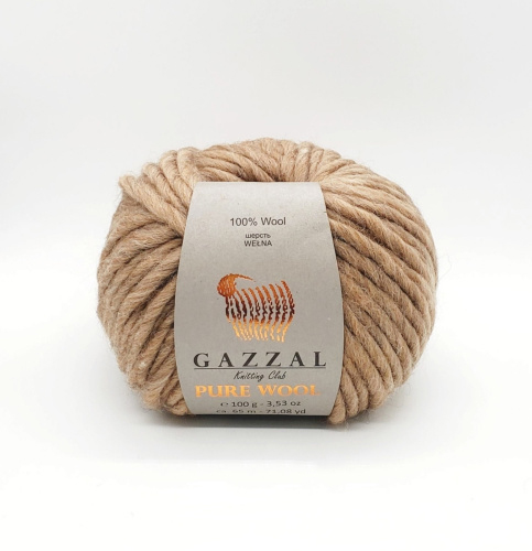 Купить пряжу GAZZAL Pure Wool-4 цвет 5244 производства фабрики GAZZAL