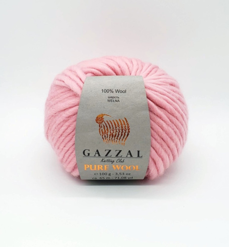 Купить пряжу GAZZAL Pure Wool-4 цвет 5252 производства фабрики GAZZAL