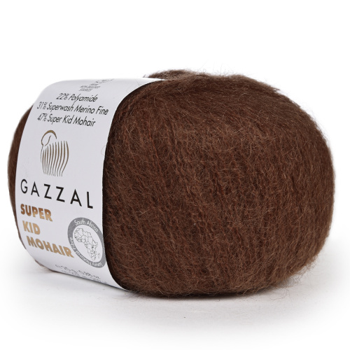 Купить пряжу GAZZAL Super Kid Mohair цвет 64400 производства фабрики GAZZAL