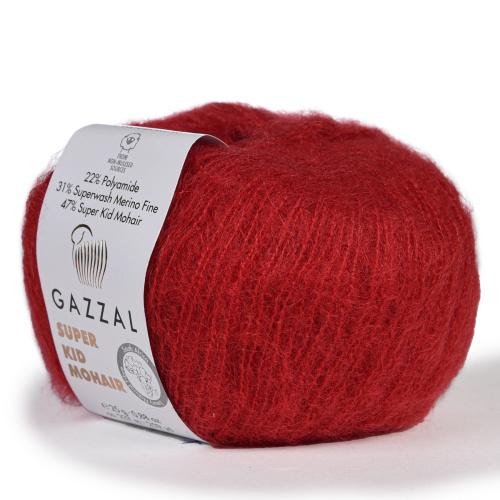 Купить пряжу GAZZAL Super Kid Mohair цвет 64416 производства фабрики GAZZAL