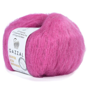 Купить пряжу GAZZAL Super Kid Mohair цвет 64421 производства фабрики GAZZAL