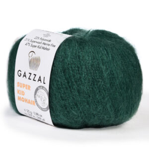Купить пряжу GAZZAL Super Kid Mohair цвет 64424 производства фабрики GAZZAL