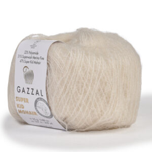 Купить пряжу GAZZAL Super Kid Mohair цвет 64436 производства фабрики GAZZAL