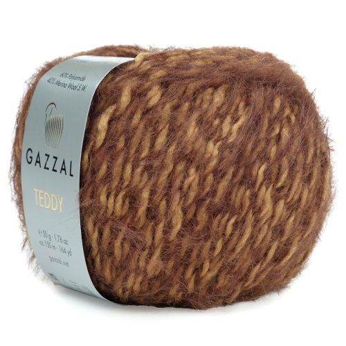 Купить пряжу GAZZAL Teddy цвет 6541 производства фабрики GAZZAL