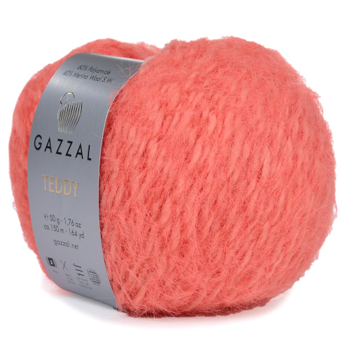 Купить пряжу GAZZAL Teddy цвет 6543 производства фабрики GAZZAL