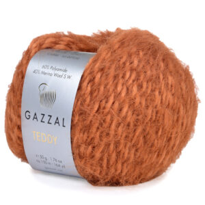 Купить пряжу GAZZAL Teddy цвет 6546 производства фабрики GAZZAL