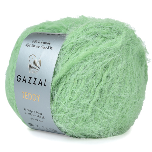 Купить пряжу GAZZAL Teddy цвет 6555 производства фабрики GAZZAL
