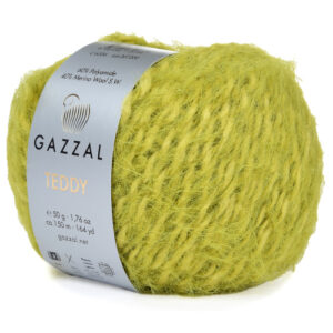 Купить пряжу GAZZAL Teddy цвет 6556 производства фабрики GAZZAL