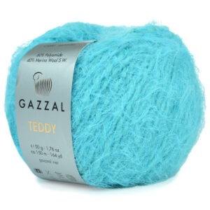 Купить пряжу GAZZAL Teddy цвет 6557 производства фабрики GAZZAL
