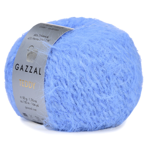 Купить пряжу GAZZAL Teddy цвет 6561 производства фабрики GAZZAL