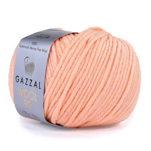 Купить пряжу GAZZAL Wool 90 цвет 3652 производства фабрики GAZZAL